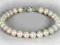 BIAŁE PERŁY 7-7,5 MM - KLASYCZNA BRANSOLETA