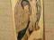 płaskorzeźba z drewna czapla m13 dekoracja