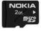MU-37 Karta microSD 2GB Nokia Telefony Ontech