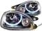 Lampy przednie Opel Corsa B Black Angel Eyes DEPO