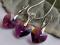 AMETHYST -AB Piekne Serca Duże Swarovski Crystal
