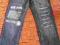 Spodnie dżinsowe JEANSY jeansowe 88cm pas Q-STAR 7