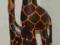 Figurka rzeźba żyrafa żyrafy 60cm Afryka drewno