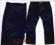 Spodnie męskie sztruksowe czarne 2-1 Kingbon 106