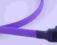 Kabel SATA fioletowy w oplocie 50cm SleeveKing