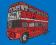 Visit London Czerowny autobus - plakat 40x50 cm
