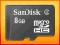 SanDisk MICRO SD 8GB HERMES GLIWICE