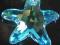 EST zawieszka charms Swarovski Starfish AquaA SF13