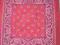 Bandamka , chusta ,bawełniana różowa 60cm RANCHO