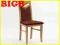 Krzesło drewniane CITRONE olcha BIGBDom
