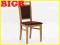 Krzesło drewniane FRANCO olcha BIGBDom