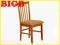 Krzesło drewniane JASON BIS olcha złota BIGBDom