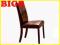 Krzesło drewniane KERRY BIS eco skóra BIGBDom