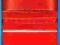 DiStile~zestaw czerwone wstążki Szyfon Organza