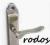 klamka - klamki do drzwi RODOS 72 WB antyczny mos.