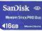 SanDisk Memory Stick PRO DUO 16GB - PSP Mp3 - WaWa