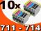 10x D78 DX4000 DX4050 DX5000 DX7450 T0711-714 FV