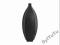 Wazon ceramiczny czarny mat_34,5 cm
