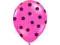 Balony 14cali Pastel Rose Kropki, 6 szt. urodziny