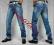 30/32 pas 76cm RURKI JEANS NIEBIESKIE - PP216