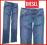 DIESEL SPODNIE JEANS MODEL BEBEL ROZ 25/32