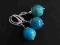 TURKUS Afrykański ++ Super ++ WISIOR + KOLCZYKI