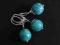 TURKUS Afrykański ++ Super ++ WISIOR + KOLCZYKI