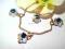 BRANSOLETKA FLOWER CRYSTAL AB SWAROVSKI 20 srebro