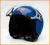 KASK OTWARTY SKUTEROWY NIEBIESKI MATT S 55- 56 CM