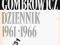 GOMBROWICZ DZIEŁA IX DZIENNIK 1961-1966 Stan DB