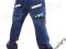 Spodnie jeansowe MASS dnm jeansy LETTERS blue L 34
