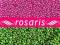 rosaris - BULION szklany KASZKA - super kolory!!!