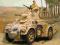 Afrikacorps samochód pancerny + 3 figurki