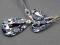 Swarovski duże migdały  DROP 24+ 34mm  cal