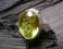 ( srebrny ) pierścionek kryształ cytryn Swarovski