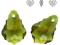 S 6090 Swarovski Baroque OLIVINE 16 mm