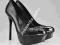 Gianmarco Lorenzi Double Platform Pump Black