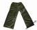 MK-Wygodne wytrzymałe spodnie welur zieleń roz.128
