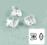 5754-C10 Swarovski Butterfly beads Crystal 10mm
