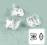 5754-C12 Swarovski Butterfly beads Crystal 12mm