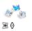 5754-CAB10 Butterfly beads Crystal AB 10mm