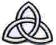 Naszywka celtycki znak Triquetra (triquatra)
