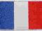 Francja - Naszywka Flaga Francji