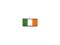 Irlandia - Naszywka Flaga irlandzka 7,2 x 3,7 cm