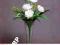 Gerbery białe bukiety Sztuczne kwiaty