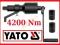 Mechaniczny wzmacniacz momentu 4200Nm YATO YT-0782