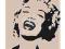 Marilyn Monroe (Stencil) - plakat 40x50 cm