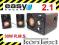 GŁOŚNIKI EASY TOUCH 2.1 AURORA 30W RMS BSTOK 7086
