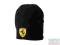 F1BUTIK - czapka Ferrari BEANIE HATS - BLACK