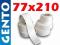 Etykiety termiczne białe 77x210 naklejki ZEBRA